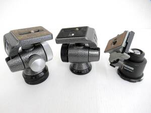 【GITZO/Manfrotto】亥②78//#352RC/G1275M×2台/雲台3つセット