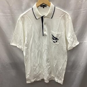 DAKS L ダックス ポロシャツ 半袖 ゴルフウェア Polo Shirt 白 / ホワイト / 10117807