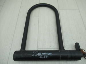 X-EUROPE　（クロスヨーロッパ）　U字ロック（194ｍｍ×245ｍｍ）　品番XL-201　中古品