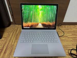 Microsoft Surface book1 /Intel Core i7-6600U 2.60GHZ/ メモリ 16GB/ SSD 512GB/GeForce GPU/13.5インチ(3K)／Win10