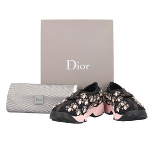 ディオール スニーカー キャンバス レディース Dior 中古 美品