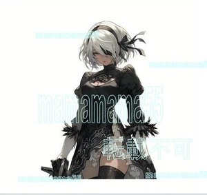 ステッカーNo.0 ニーア オートマタ NieR:Automata 2B バイク カーステッカー パソコン 痛車 シール デカール カーデコレーション 