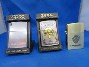 #12-17　未使用　 ZIPPO 1993年 ポールスミス 　1997年　バドワイザー 他　おまとめ