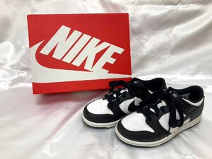 キングラム[01]NIKE DANK LOW RETRO ナイキ ダンクロー レトロ ローカットスニーカー 21㎝ ブラック×ホワイトカラー【送料無料】J029