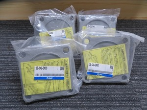 SMC　25-CQ-D100 エアシリンダー用取付器具　金具　4個セット ◎未開封