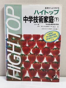 ハイトップ 中学技術家庭(下)　カラー版　旺文社　平成2年1990年【K110849】