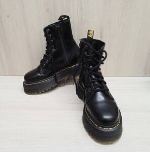 Dr. Martens/ドクターマーチン/ショートブーツ/JADON/8ホ ールブーツ/ブラック/UK4