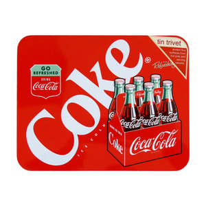 コカコーラ トリベット (B) Coca-Cola 鍋敷き コーラ グッズ プレート キャンプ アウトドア キッチン パーティ インテリア 【メール便OK】