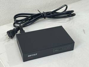 ★【Giga対応5ポート】Buffalo (バッファロー) スイッチングハブ LSW4-GT-5NS/BK★通電確認のみ ジャンク品 