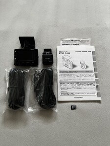 送料込★美品★【コムテック】前後2カメラ ドライブレコーダー ZDR 016 駐車監視機能 GPS HDR搭載 200万画素 Full HD COMTEC