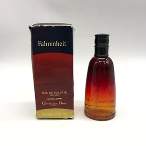 【27442】Dior ディオール Fahrenheit ファーレンハイト 100ml EDT オードトワレット 香水 箱・試供品付 経年保管品 中古品 梱包60サイズ