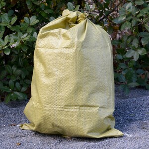 土のう袋 ミリタリーカラー PP製 口紐なし 土嚢 [ オリーブドラブ / 小 ] ガラ袋 がら袋 どのう サンドバック 土嚢袋
