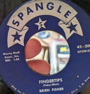 BRIEN FISHER ブライアン・フィッシャーFingertips 7インチ◇USオリジナル◇ロカビリーJiver