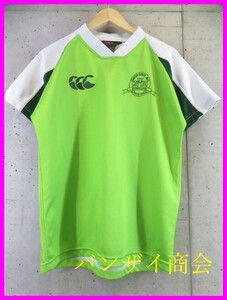 【送料300円可】023c75◆非売品◆吸汗速乾◆CANTERBURY カンタベリー【日本大学 ハリケーンズ】ユニフォーム ラガーシャツ M/ラグビー