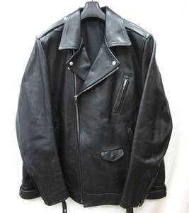 Rick Owens リック・オウエンス 23AW DL02C3791 ジャンボ ルークス トゥージス レザー ジャケット （102）a