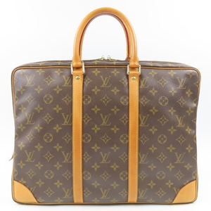 95869★1円スタート★LOUIS VUITTON ヴィトン 中極美品 ヴォワヤージュ ベタ無 ビジネス 書類鞄 ヴィンテージ モノグラム ブリーフケース