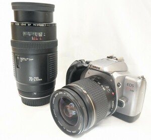 ★訳あり特上品★CANON キヤノン EOS KISS LITE + EF 70-210MM F4 / 28-80MM F3.5-5.6 III USM #M2235#44#57#86