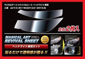 【送料無料】ハセプロ 特許取得！マジカルアート・リバイバルシート/専用カット★eKワゴン B11W (H25/6～H27/9)