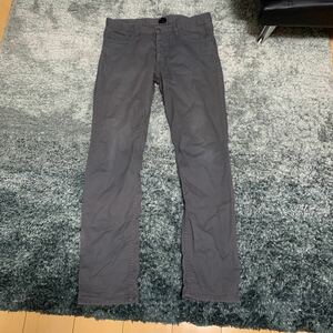 H&M グレー パンツ 33ジーンズJEANS エイチアンドエム 中古 カラーパンツ 灰色 美品 スリム ストレートslim ボトム ズボン L M