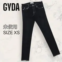 GYDA フロント スリット ワン ウォッシュ スキニー デニム パンツ