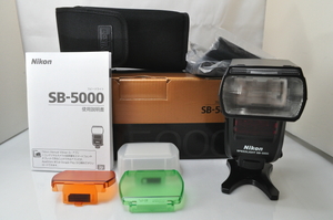 ★★極上品 Nikon SPEEDLIGHT SB-5000 スピードライト ストロボ w/Box♪♪#5849EX