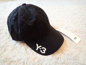 【Y-3 YOHJI YAMAMOTOｘadidas】ナイロン製メンズキャップ/帽子☆未使用品☆ブラック☆ヨウジヤマモトｘアディダス