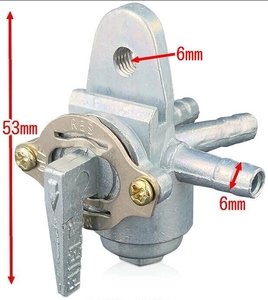 ★即決680円★3WAY燃料コック★外付け★ダックスなどに