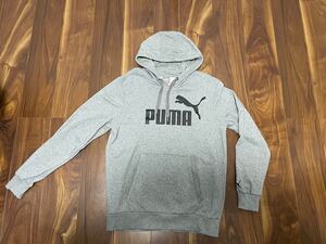 PUMA プーマ　 グレー　 フード付きパーカー　 M パーカー フーディー プルオーバー