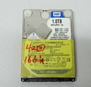 使用短い クリックポスト WD WD10JPVX-08 1TB HDD 2.5インチ/SATA/データ消去 ハードディスク S062601