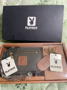 PLAYBOY プレイボーイ　キーカラナビとミニバッグのセット