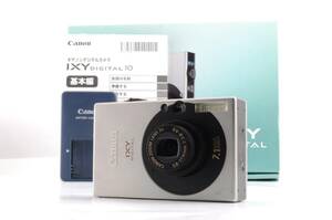 動作品 キャノン Canon IXY DIGITAL 10 コンパクトデジタルカメラ 箱 取説 充電器付 管K6972