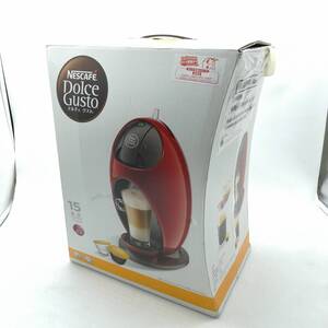 D0391 NESCAFE ネスカフェ Dolce Gusto ドルチェグスト NDG250-WR ワインレッドジョビア コーヒーメーカー 通電確認済み 現状品