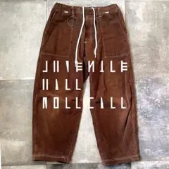 JUVENILE HALL ROLLCALL コーデュロイ イージーパンツ 茶