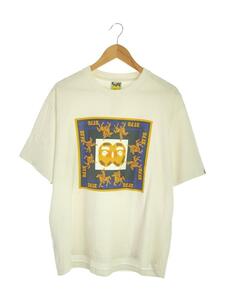 A BATHING APE◆Tシャツ/L/コットン/WHT/001TEH301072X