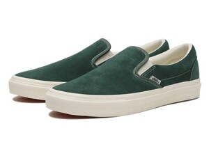 ★即決★VANS ヴァンズ SLIP ON スリッポン V98CF SUEDE GREEN/WHITE 9(27cm) サーフ goout ピルグリム スノー ピーク BEAMS クラシック