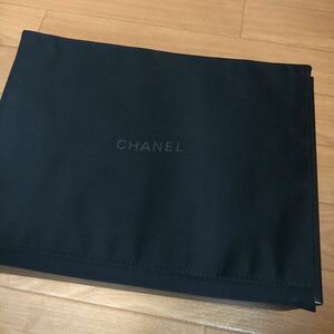 CHANEL 保存袋 シャネル 新品　未使用　アクセサリー入れ　小物入れ　バッグ入れ　ポシェット ポーチ　非売品　セカンド　ロゴ入り　黒