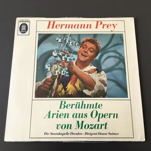 [i41]/ 独盤 LP /『Hermann Prey / Beruhmte Arien Aus Opern Von Mozart / ヘルマン・プライ』/ 1C 063-29 087