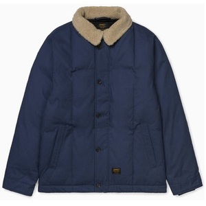 極美 19AW Carhartt WIP Doncaster Jacket Mサイズ ドンカスター ジャケット 中綿 ブルー カーハート ワークインプログレス