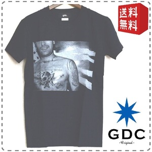 GDC ジーディーシー メンズ半袖Tシャツ フォトグラファー KeiichiNitta 黒 綿100% サイズXS 送料無料 A082