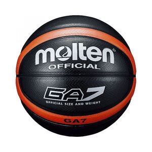 【新品】〔モルテン Molten〕 バスケットボール 〔7号球〕 ブラック 人工皮革 BGA7KO 〔運動 スポーツ用品〕