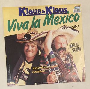 【当時物】レコード Klaus&Klaus Viva la Mexico