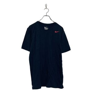 NIKE 半袖 プリント Tシャツ ナイキ M ブラック ロゴ クルーネック 古着卸 アメリカ仕入 a607-5738