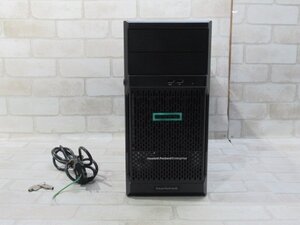 11520 Ω 新TTPC 2533◆ HPE【 ProLiant ML30 Gen10 】【 OS無 / Xeon E-2124 3.3GHz / 8.00GB / HDD:2TB SATA 3.5インチ ×2 】鍵付