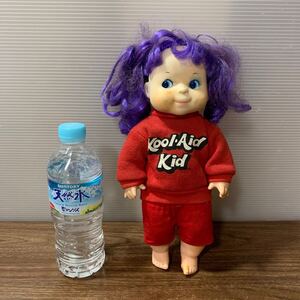 Kool Aid Kid クールエイド 人形 女の子 体長約31cm Girl Doll ぬいぐるみ レトロ 13KA2-89 当時物 ドール おもちゃ (H11