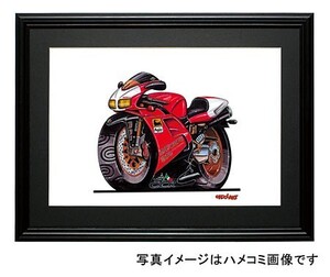 イラスト DUCATI 916（赤/黒）