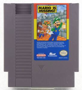 ★中古 NES マリオ イズ ミッシング 北米版 国内未発売 レア