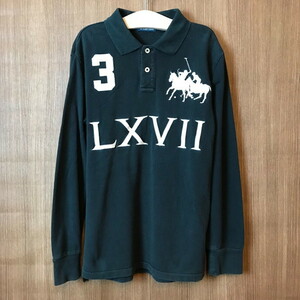 《キッズ》Polo by Ralph Lauren ポロ ラルフローレン 長袖 ポロシャツ サイズ 実寸参照 古着 k24110179