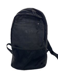 ARMANI EXCHANGE◆リュック/-/BLK/無地