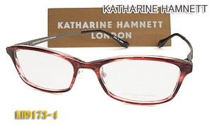 KATHARINE・HAMNETT キャサリンハムネット メガネ フレーム KH9173-4 細リム 鼻パットタイプ 正規品 日本製 眼鏡