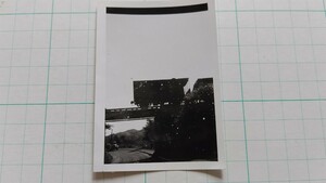 古写真 鉄道写真 跨道橋 貨車 昭和30年代？ 北海道